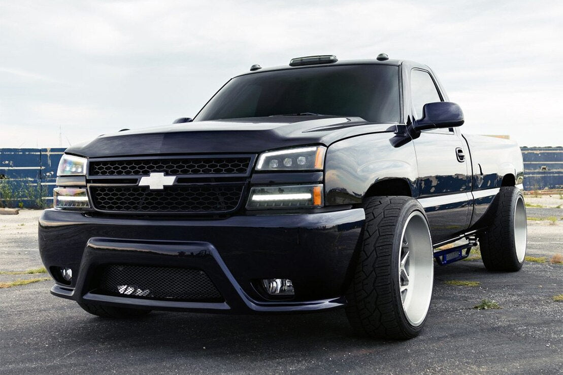Silverado AlphaRex NOVA Headlights - sequential turn signal