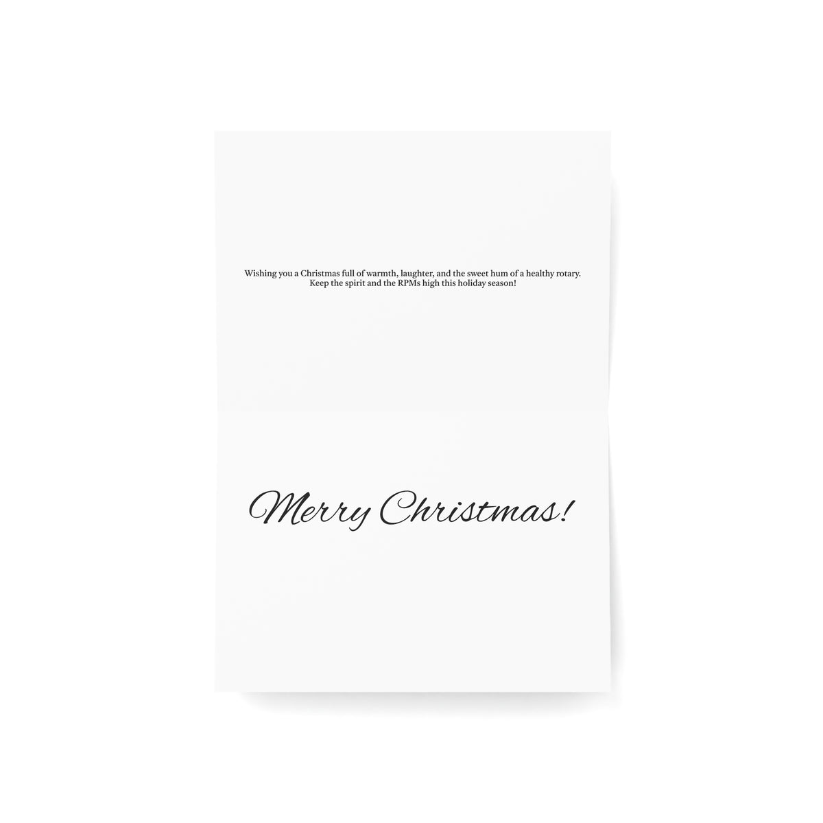 Christmas Mazda RX-8 greeting card — view 4
