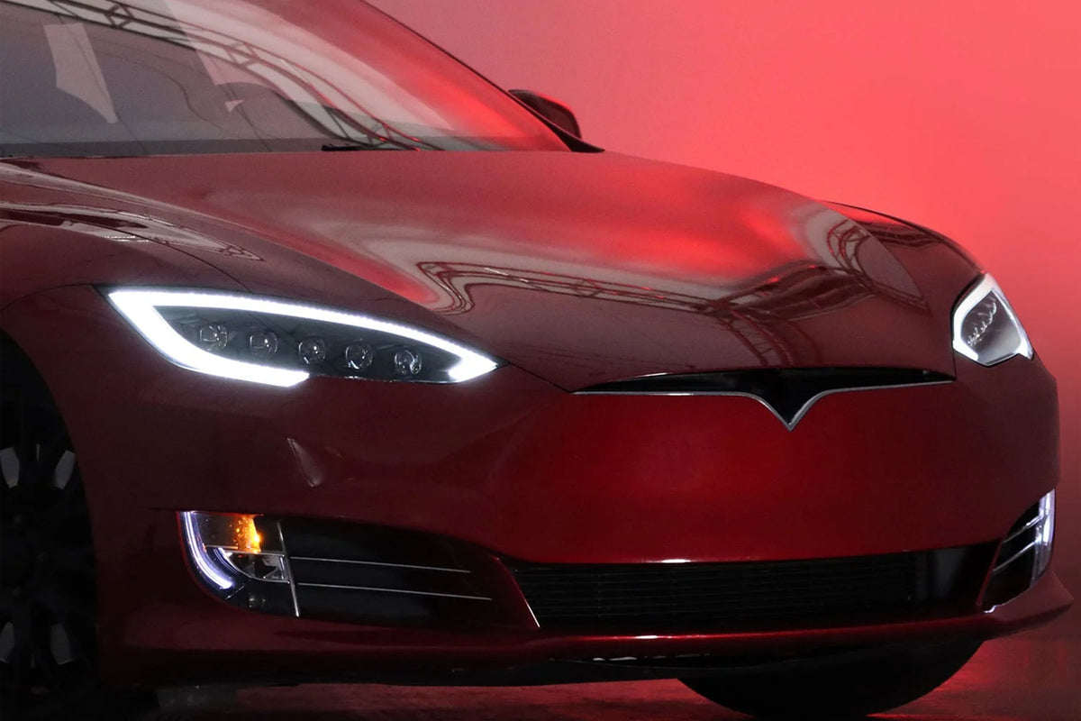 Tesla Model S NOVA Headlights - night beam pattern