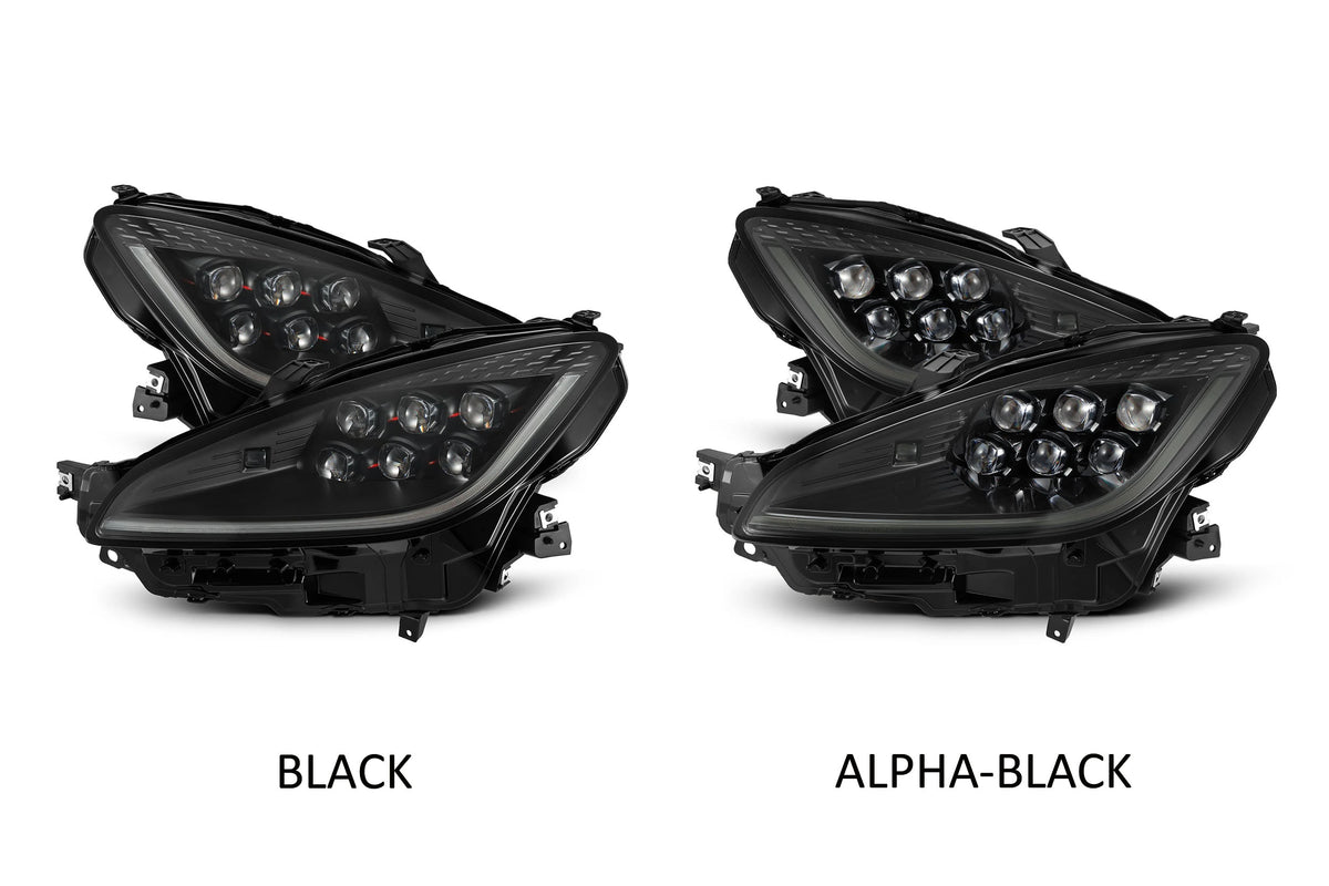 Subaru BRZ AlphaRex NOVA Headlights - 3D ice-cube projector detail