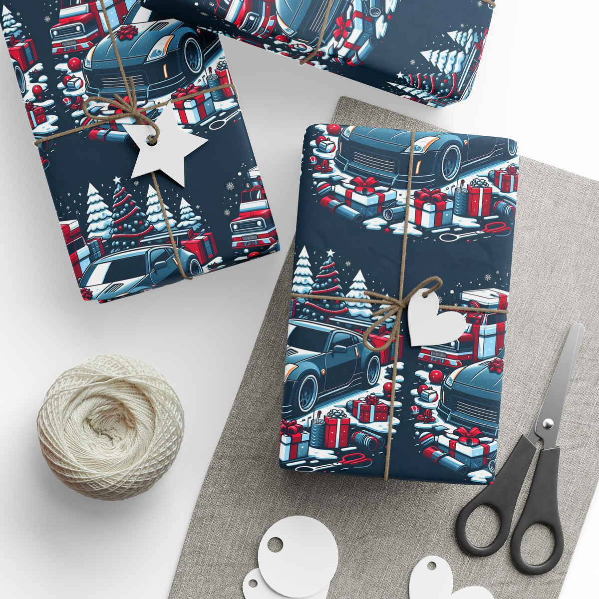 Nissan 350Z Christmas wrapping paper — view 11