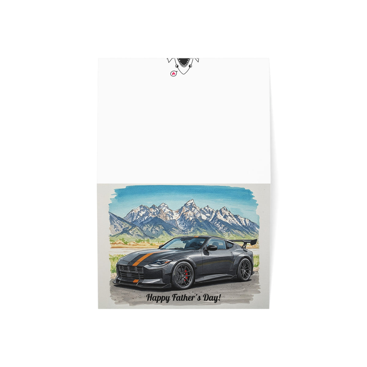 Father's Day Nissan Z greeting card — view 3