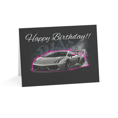 Birthday Lamborghini Greeting Card