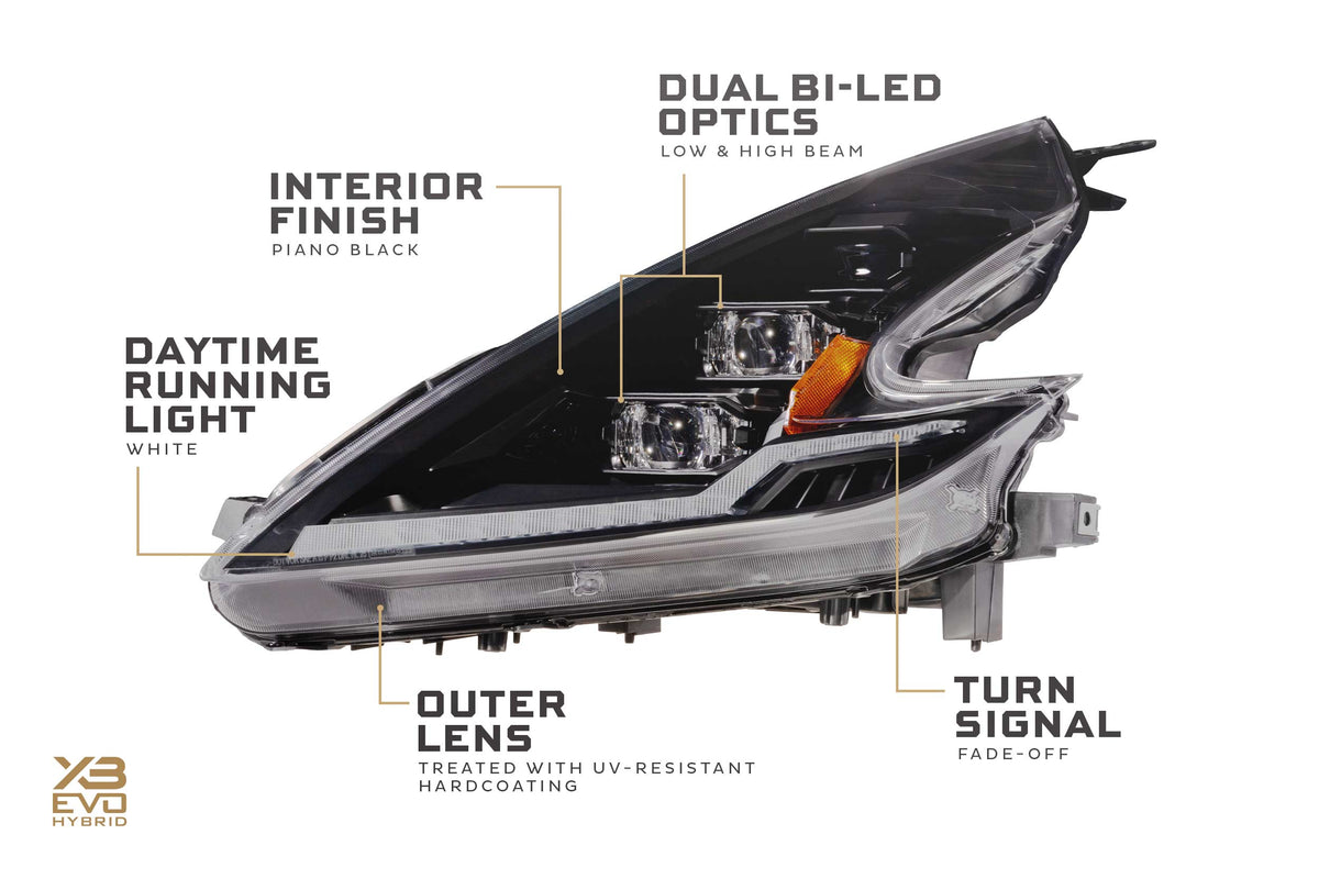 Morimoto XB Evo Hybrid Headlights - angle 6