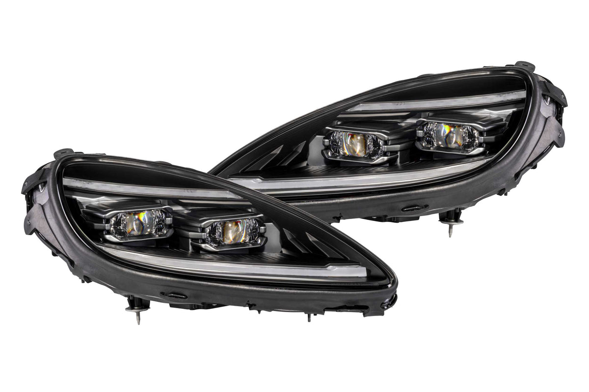 Corvette C6 XB Evo Headlights - amber DRL mode