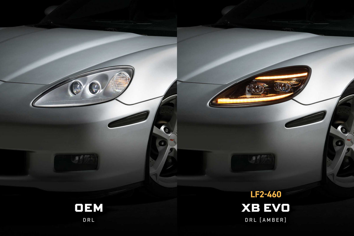 Corvette C6 XB Evo Headlights - beam pattern