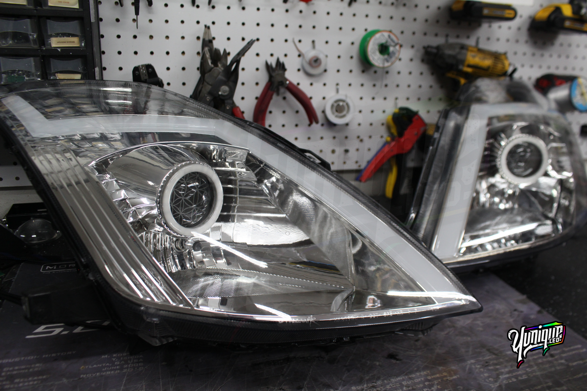 Nissan 350Z Dynamik GT-R style Stage 3 LED headlights — view 7