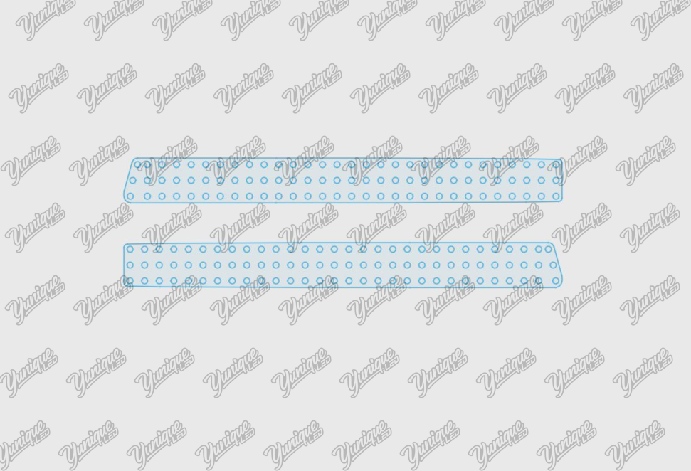 Paneles LED acrílicos Neopixel para Nissan 350Z 2003-2009 (luz intermitente/marcha atrás)