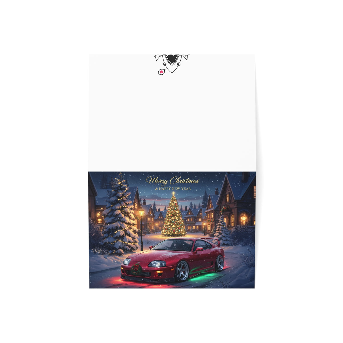 Toyota Supra Christmas greeting card — view 3