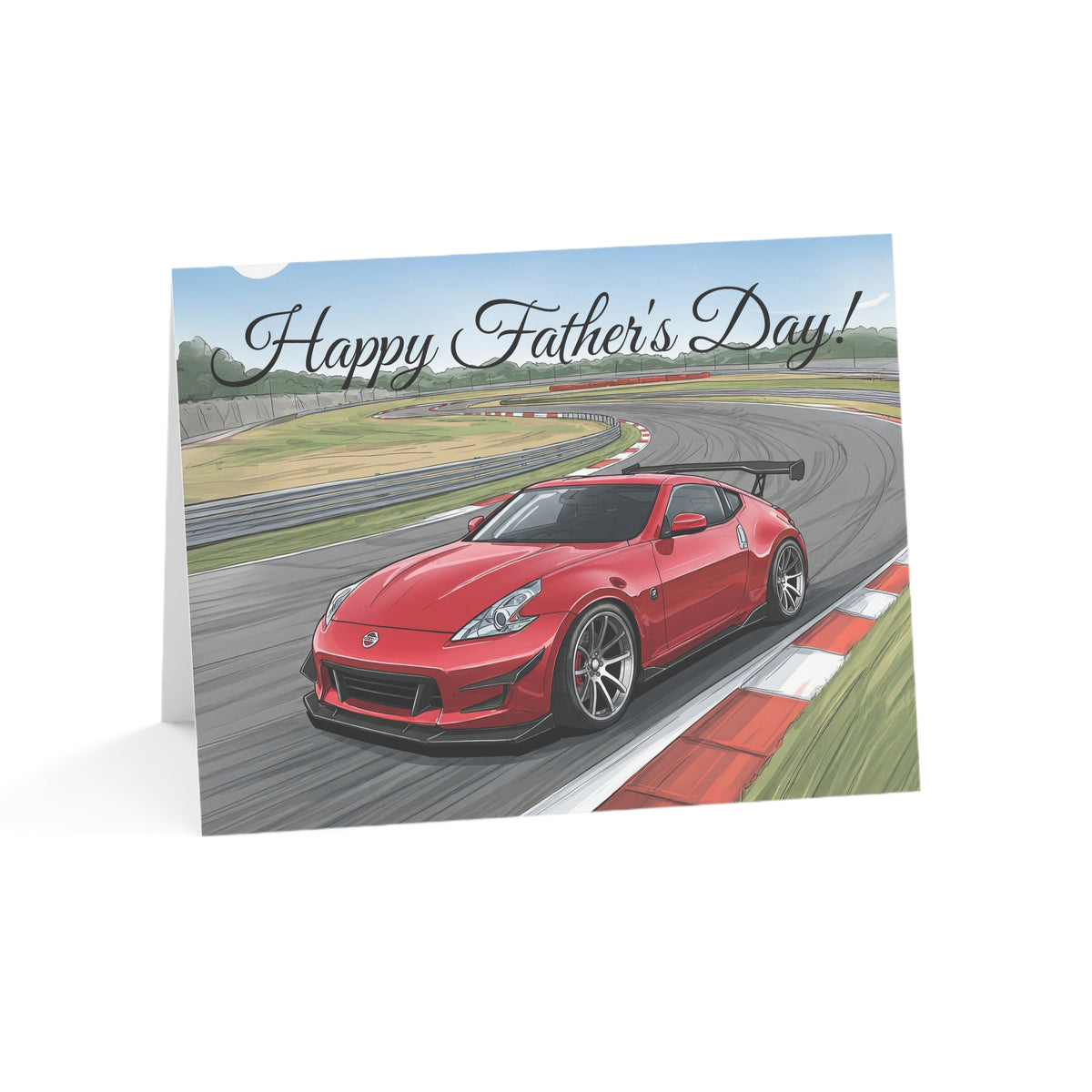 Father's Day Nissan 370Z greeting card