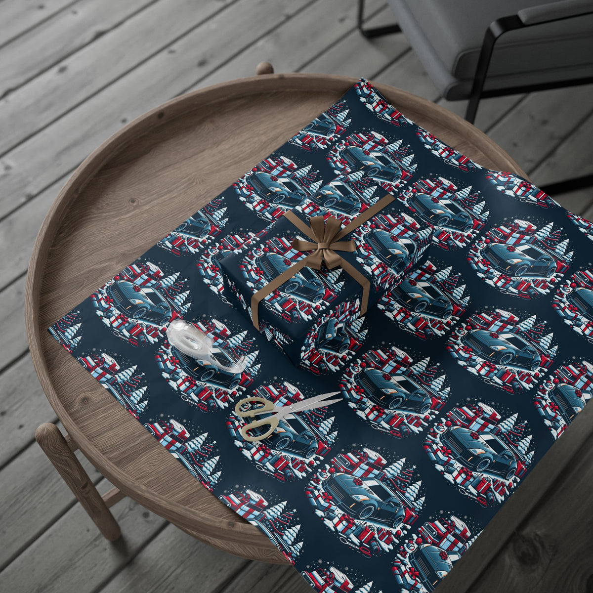 Nissan 350Z Christmas wrapping paper — view 12