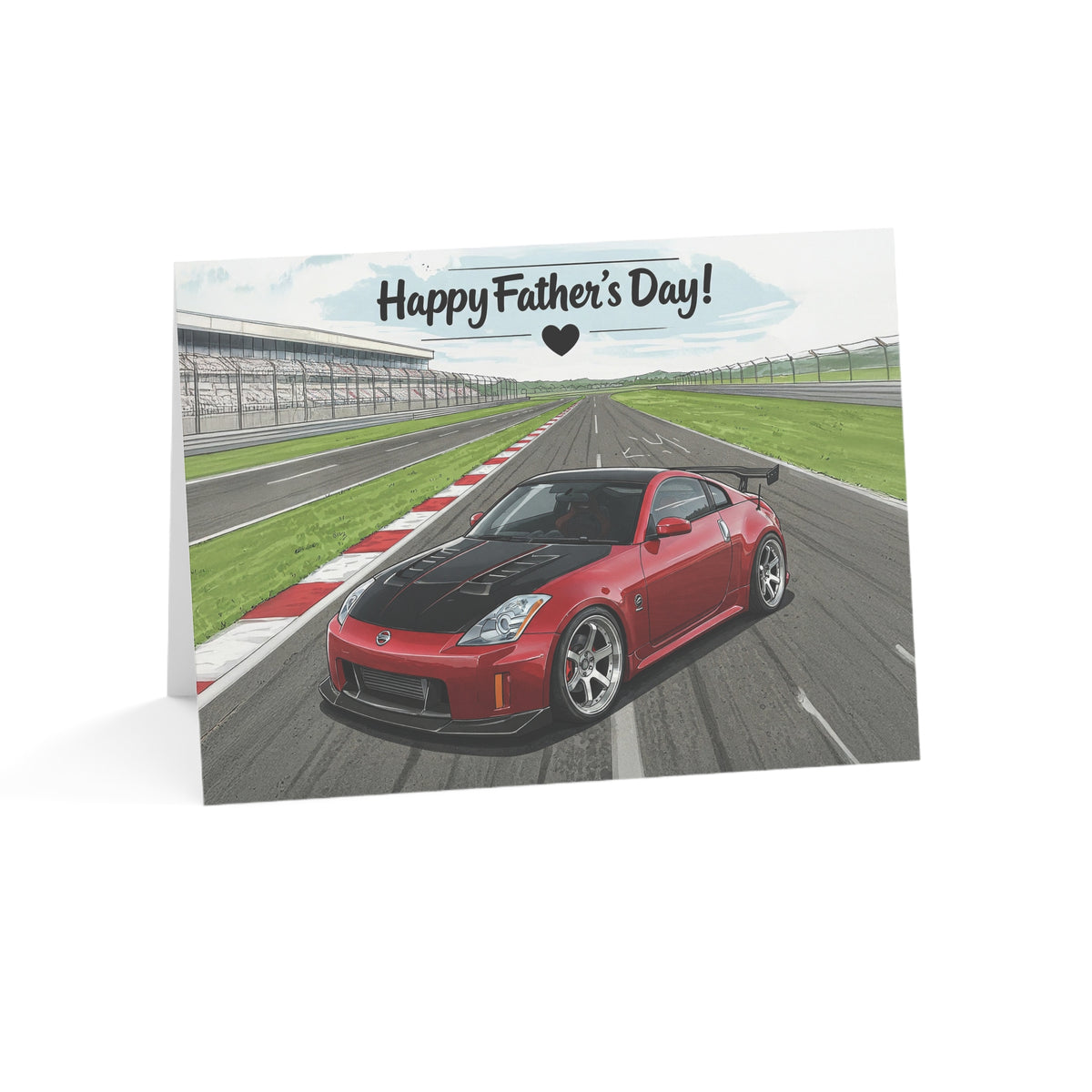 Father's Day Nissan 350Z greeting card