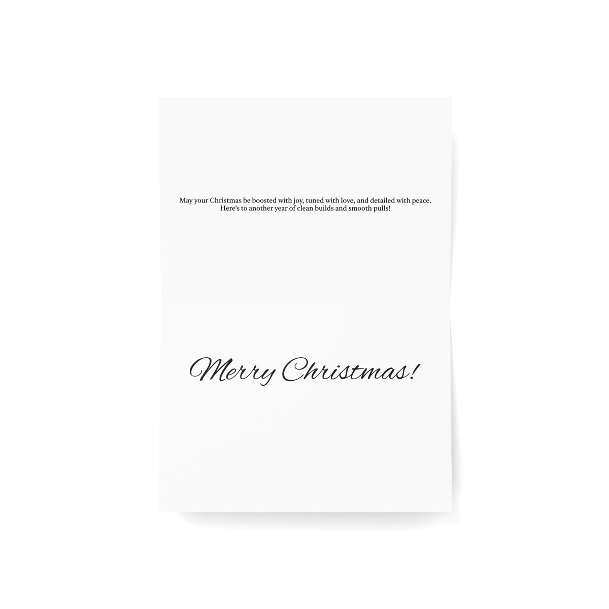 Christmas Nissan 350Z greeting card — view 4