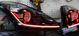 03-09 Nissan 350z BlueGhozt Iron Man Headlights