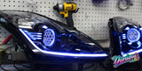 03-09 Nissan 350z BlueGhozt Iron Man Headlights