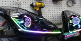 03-09 Nissan 350z BlueGhozt Iron Man Headlights