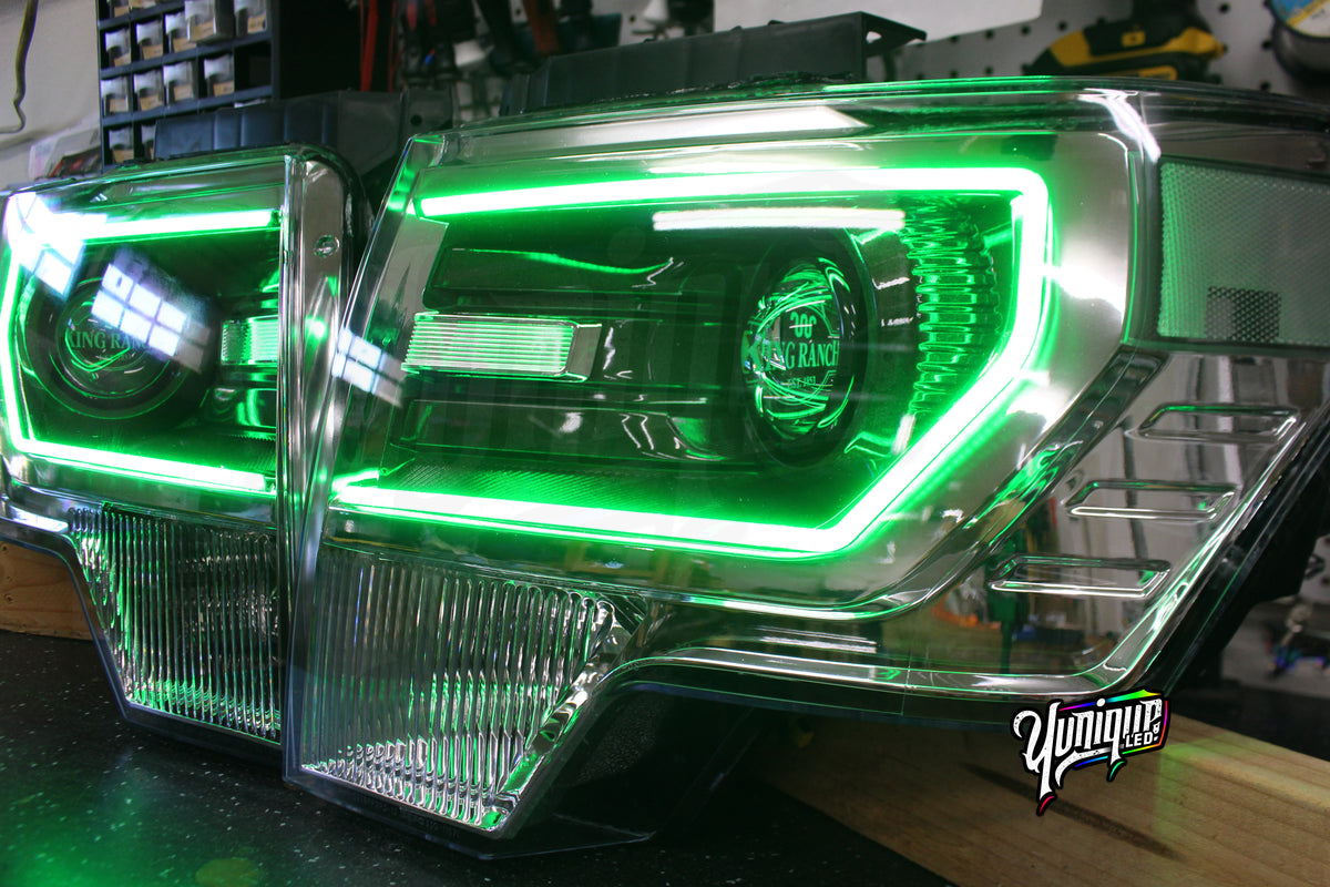 2009-2014 Ford F-150 custom LED headlights — view 2