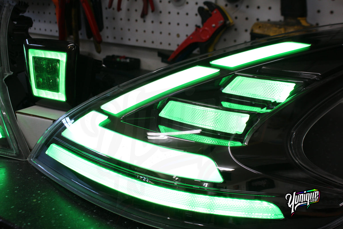 Nissan 370Z RGBW Ghozt custom LED taillights — view 10