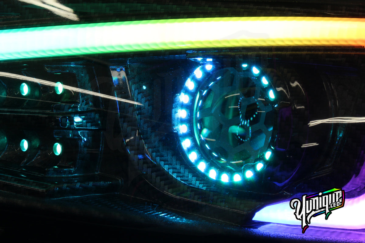 2011-2013 Scion tC BlueGhozt Stage 3 custom LED headlights — view 8