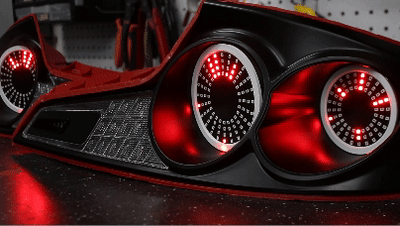 Luces traseras LED secuenciales Infiniti G35 Coupé 03-07 con modo de exhibición