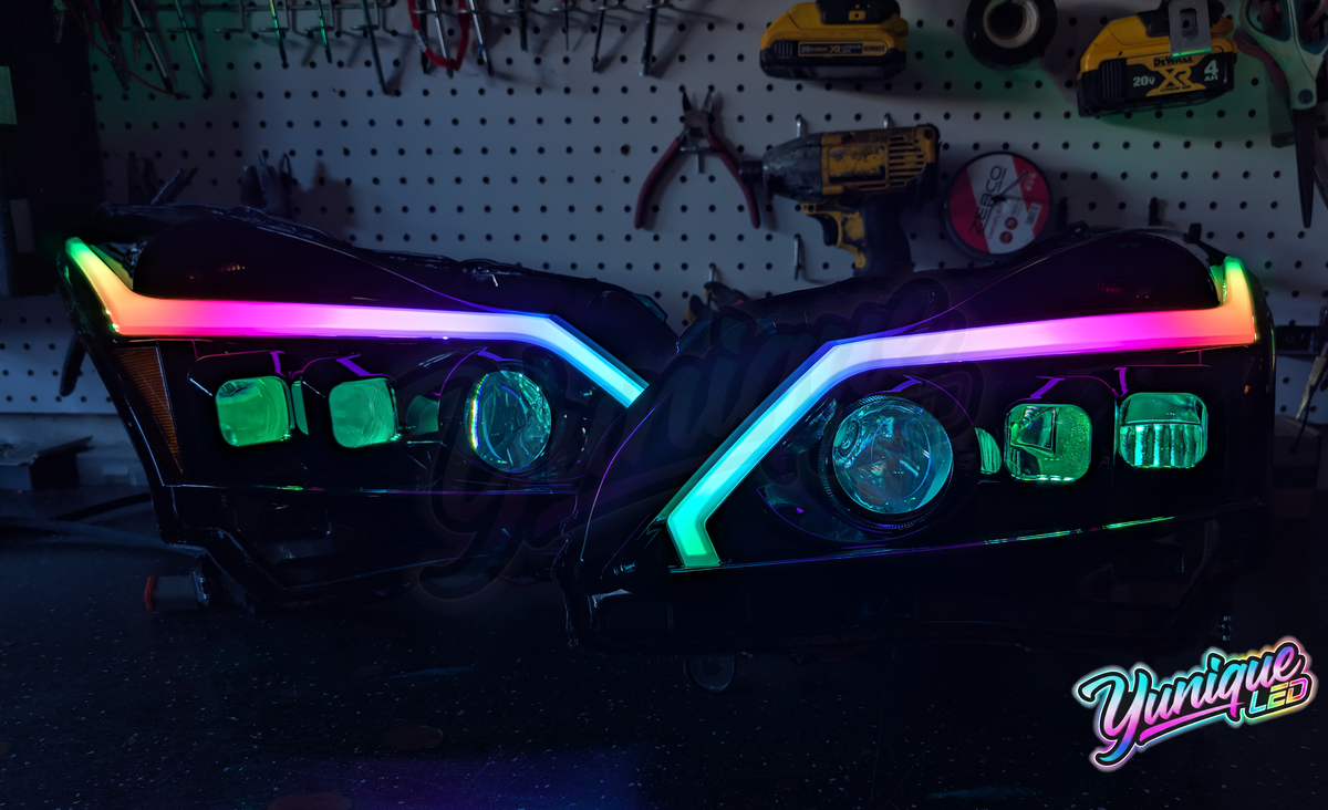 Infiniti G37 Sedan BlueGhozt Stage 3 LED headlights — view 9