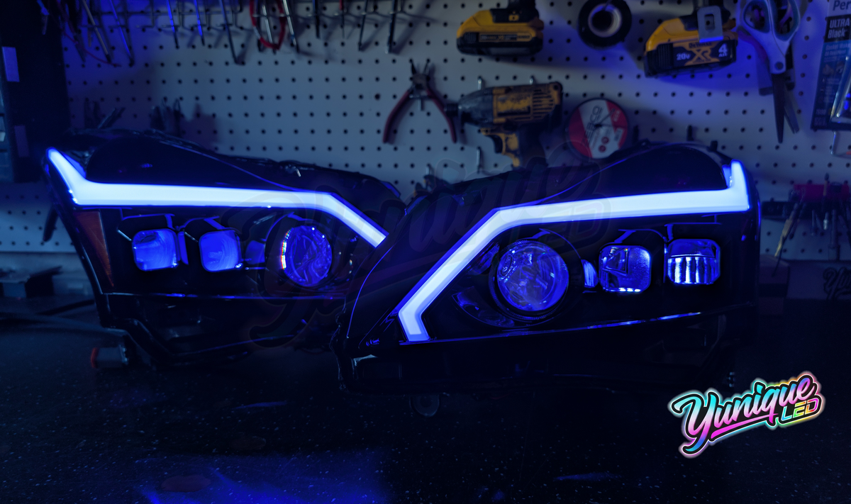 Infiniti G37 Sedan BlueGhozt Stage 3 LED headlights — view 4