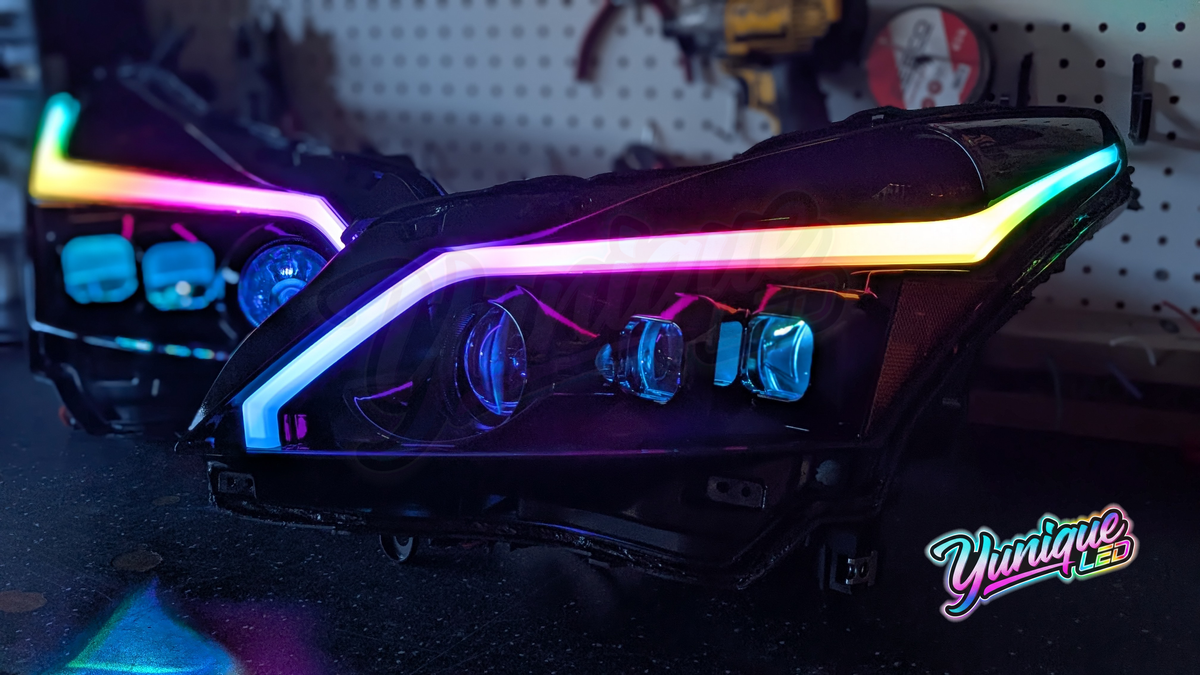 Infiniti G37 Sedan BlueGhozt Stage 3 LED headlights — view 3