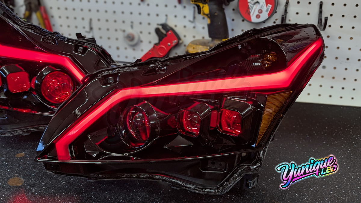Infiniti G37 Sedan BlueGhozt Stage 3 LED headlights — view 7