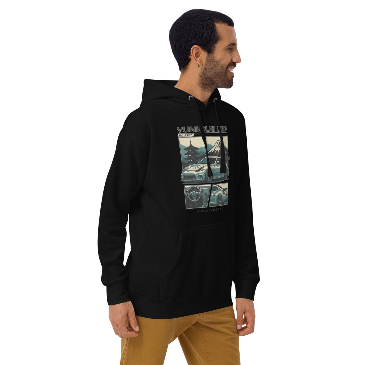 Nissan 370Z JDM pullover hoodie — mockup 4