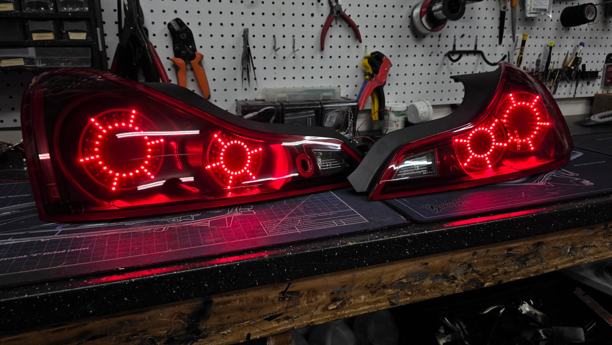 2008-2013 Infiniti G37 Coupe Stage 3 Custom Tail Lights