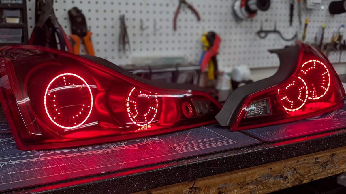 2008-2013 Infiniti G37 Coupe Stage 3 Custom Tail Lights