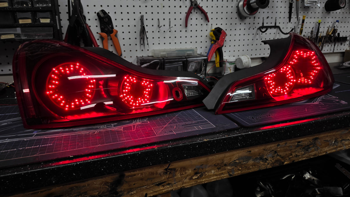 2008-2013 Infiniti G37 Coupe Stage 3 Custom Tail Lights