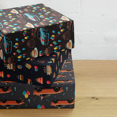 Birthday Nissan 350Z Wrapping Paper Sheets
