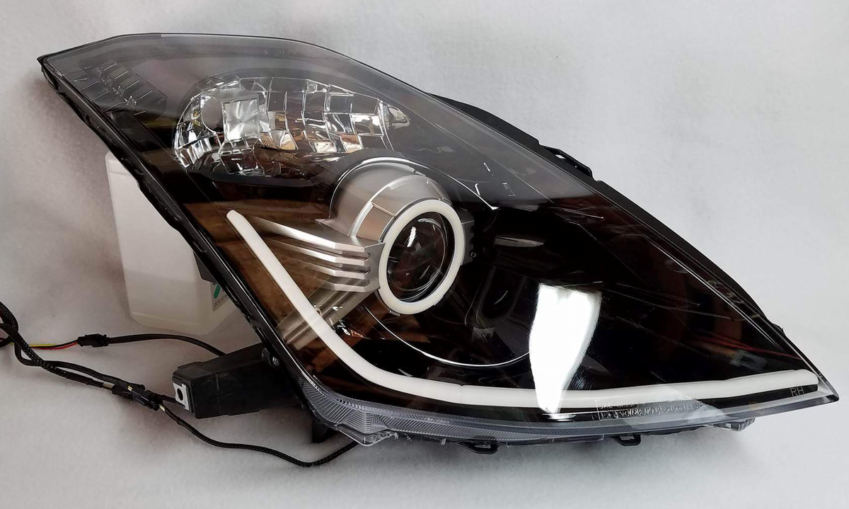 Nissan 350Z custom LED headlights — view 9