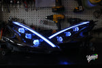 370z Stage 3 Blueghozt XB LED Headlights (set)