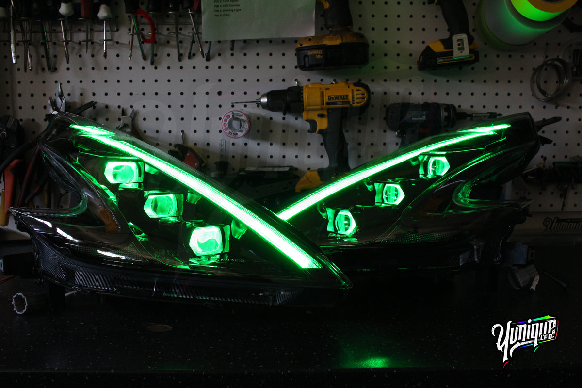 Nissan 370Z BlueGhozt Stage 3 XB LED headlights — view 10