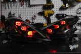370z Stage 3 Blueghozt XB LED Headlights (set)