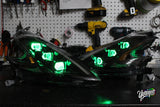370z Stage 3 Blueghozt XB LED Headlights (set)