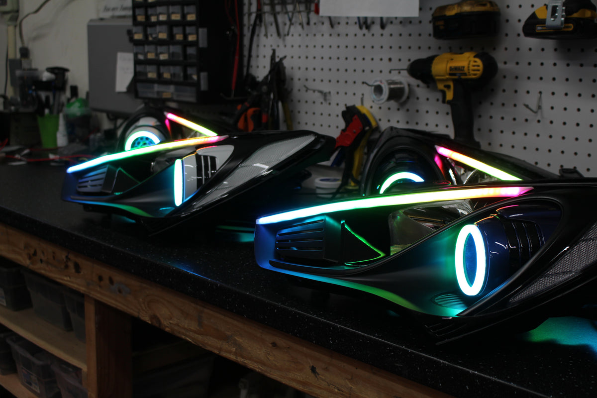 RGBW Flow SK6812 addressable LED tube strips — view 7
