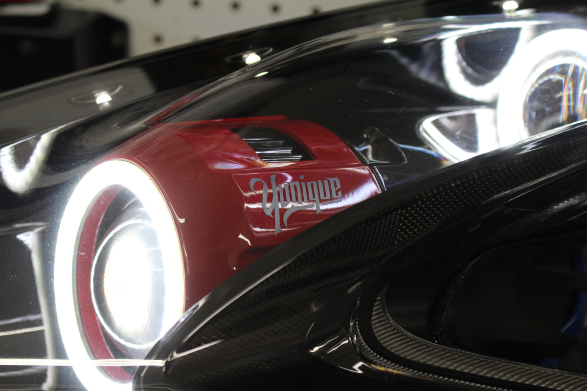 Nissan 370Z custom LED headlights — view 9