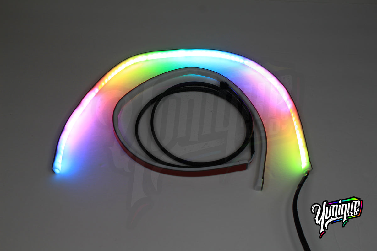 Tiras de tubo de flujo RGBW (SK6812) con adhesivo