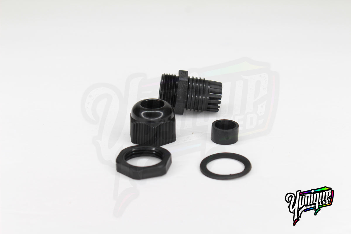 Waterproof cable wire glands for LED wiring — view 3