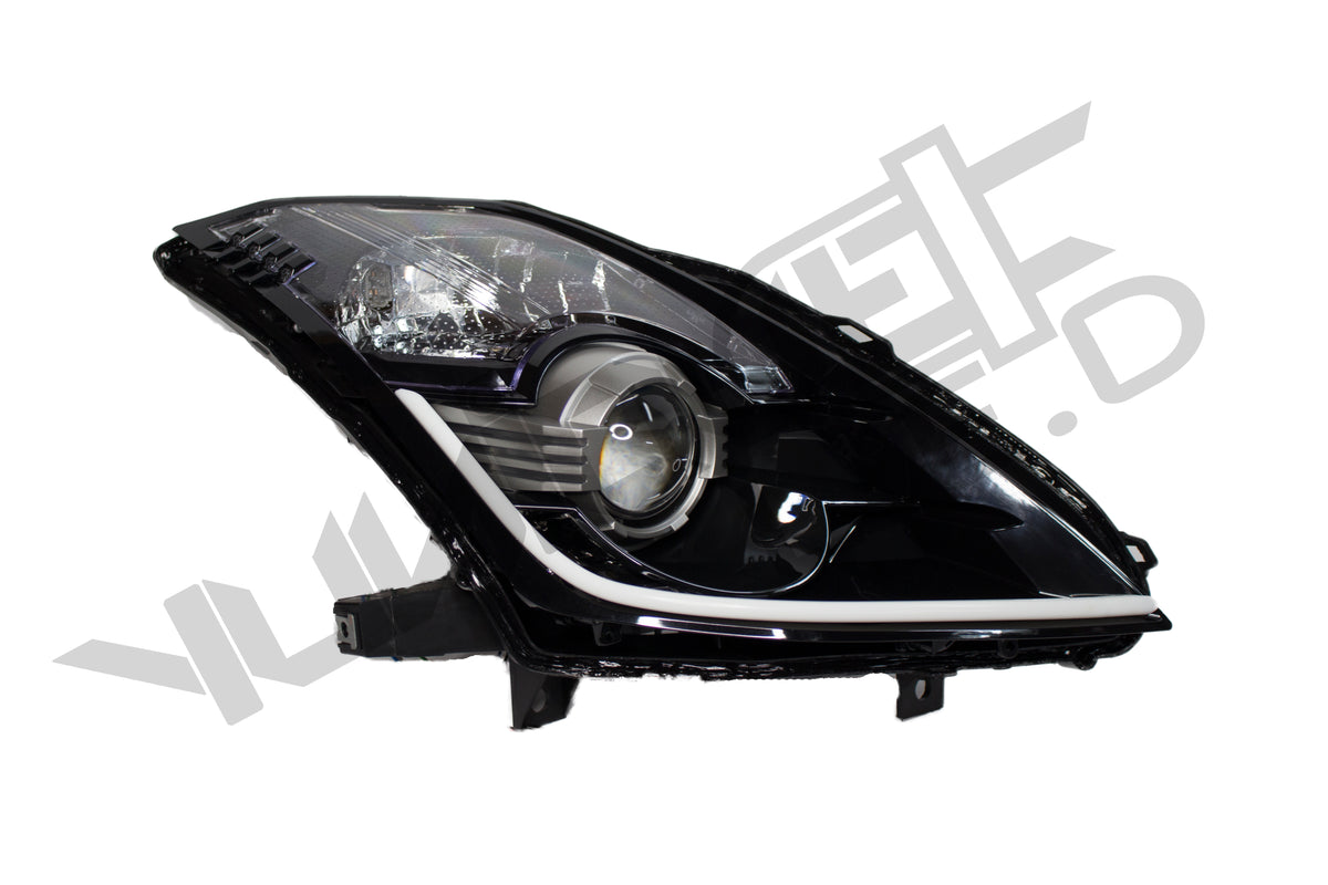 Nissan 350Z Stage 1 switchback LED headlights — view 4