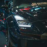 AlphaRex GT-R NOVA headlights - front angle