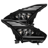 AlphaRex NOVA-Series LED Headlights for 2009-2024 Nissan GT-R R35 Black - main view