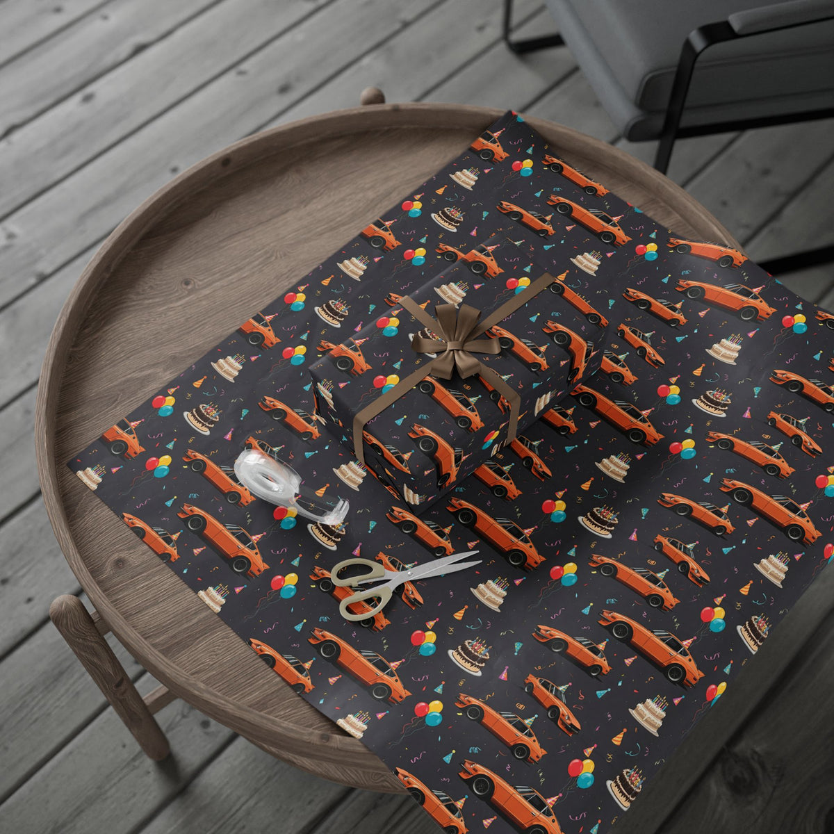Nissan 280Z birthday wrapping paper — view 12