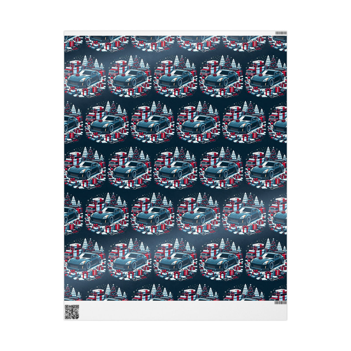 Christmas Nissan 350Z Wrapping Paper