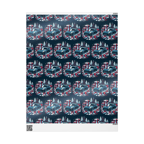 Christmas Nissan 350Z Wrapping Paper