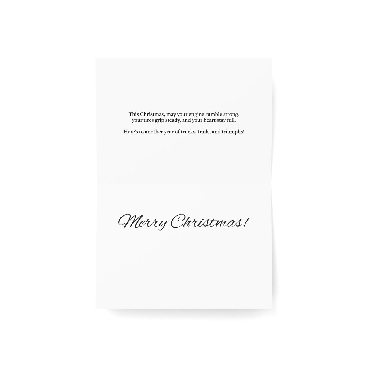 Christmas Dodge Ram 1500 greeting card — view 4