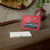 Valentine's Day Mitsubishi Lancer Evo VIII greeting card — view 5